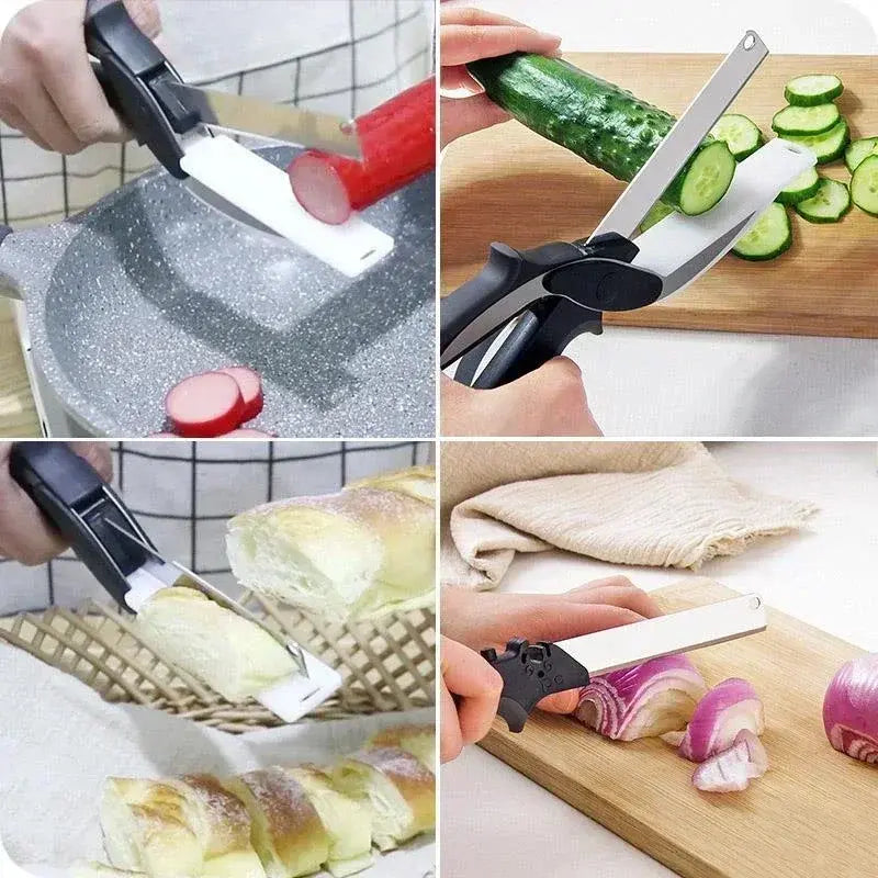 Slim Chopper Scissors Kitchen Food Scissors multi use