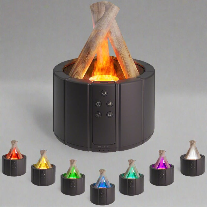 bonfire diffuser bonfire aromatherapy humidifier black