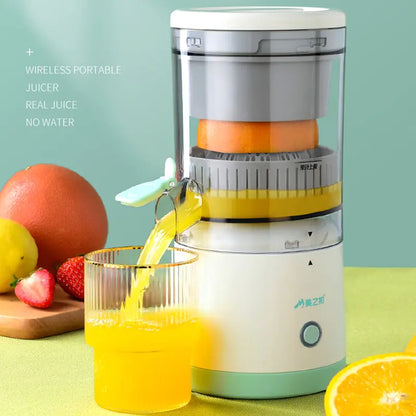 Wireless Slow Juicer Orange Lemon Juicer USB Electric Juicers Fruit Extractor Portable Squeezer Pressure Juicers for Home 7.4V side view