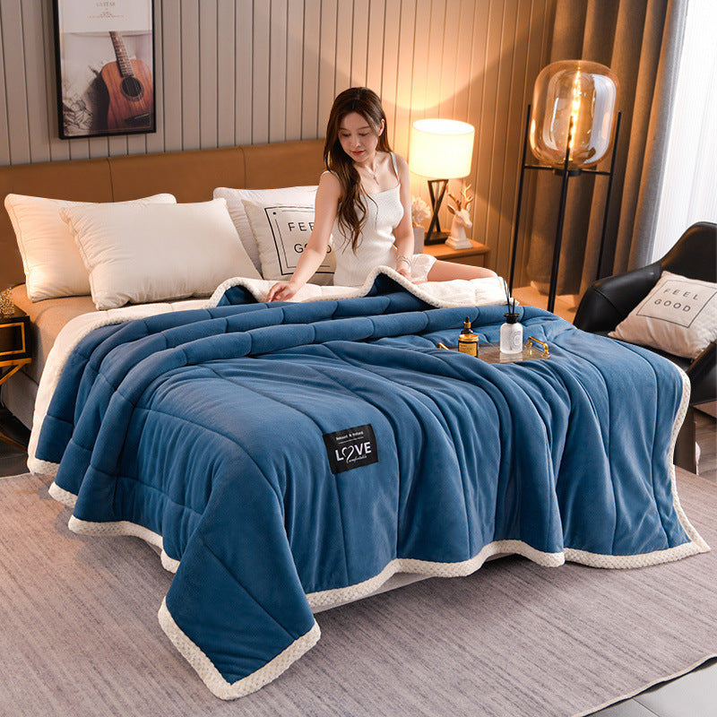 warmest blanket blue