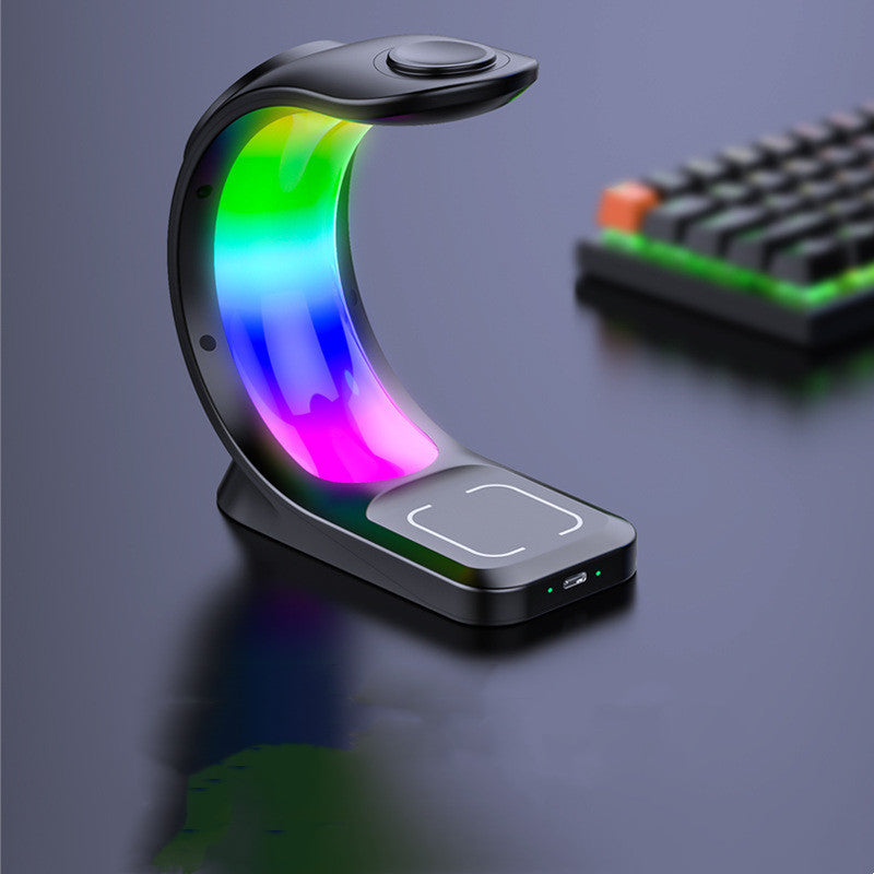 Magnetic Wireless Charging Stand with Atmosphere light