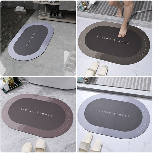 super absorbent  bathroom mat