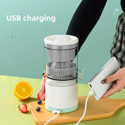 Wireless Slow Juicer Orange Lemon Juicer USB Electric Juicers Fruit Extractor Portable Squeezer Pressure Juicers for Home 7.4V usb charging